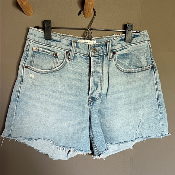 Abercrombie & Fitch Pants - Abercrombie & Fitch Light Blue Jean Shorts